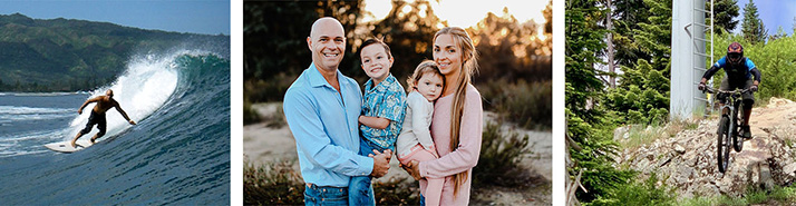 Chiropractor Palm Desert CA Sam Vella With His Family Staying Active