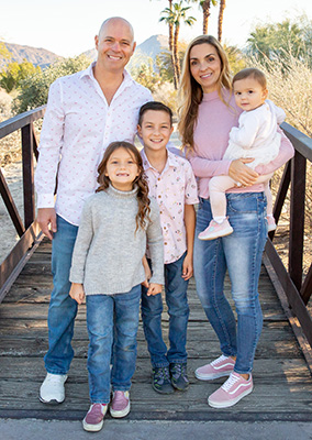 Chiropractor Palm Desert CA Sam Vella With Family